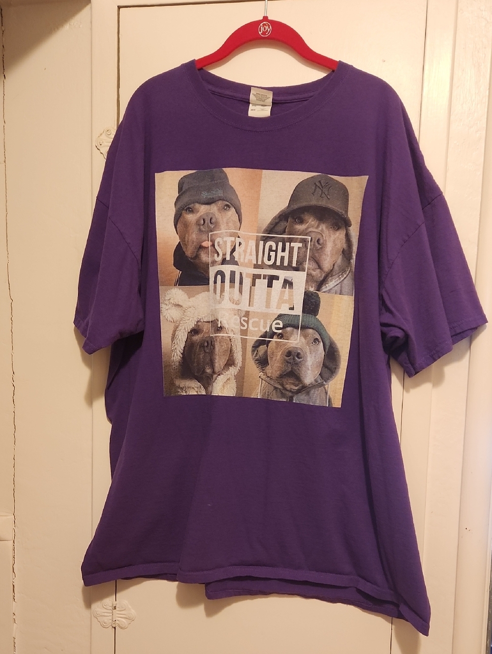 Fruit of the Loom Purple Crewneck T-Shirt